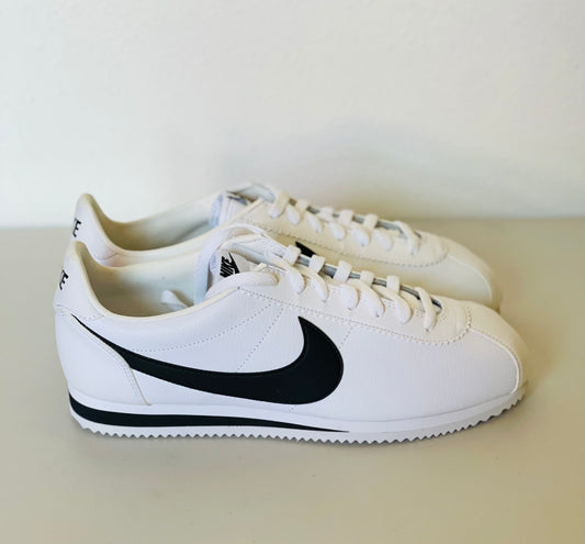 Cortez Basic Lea Wht/Blk