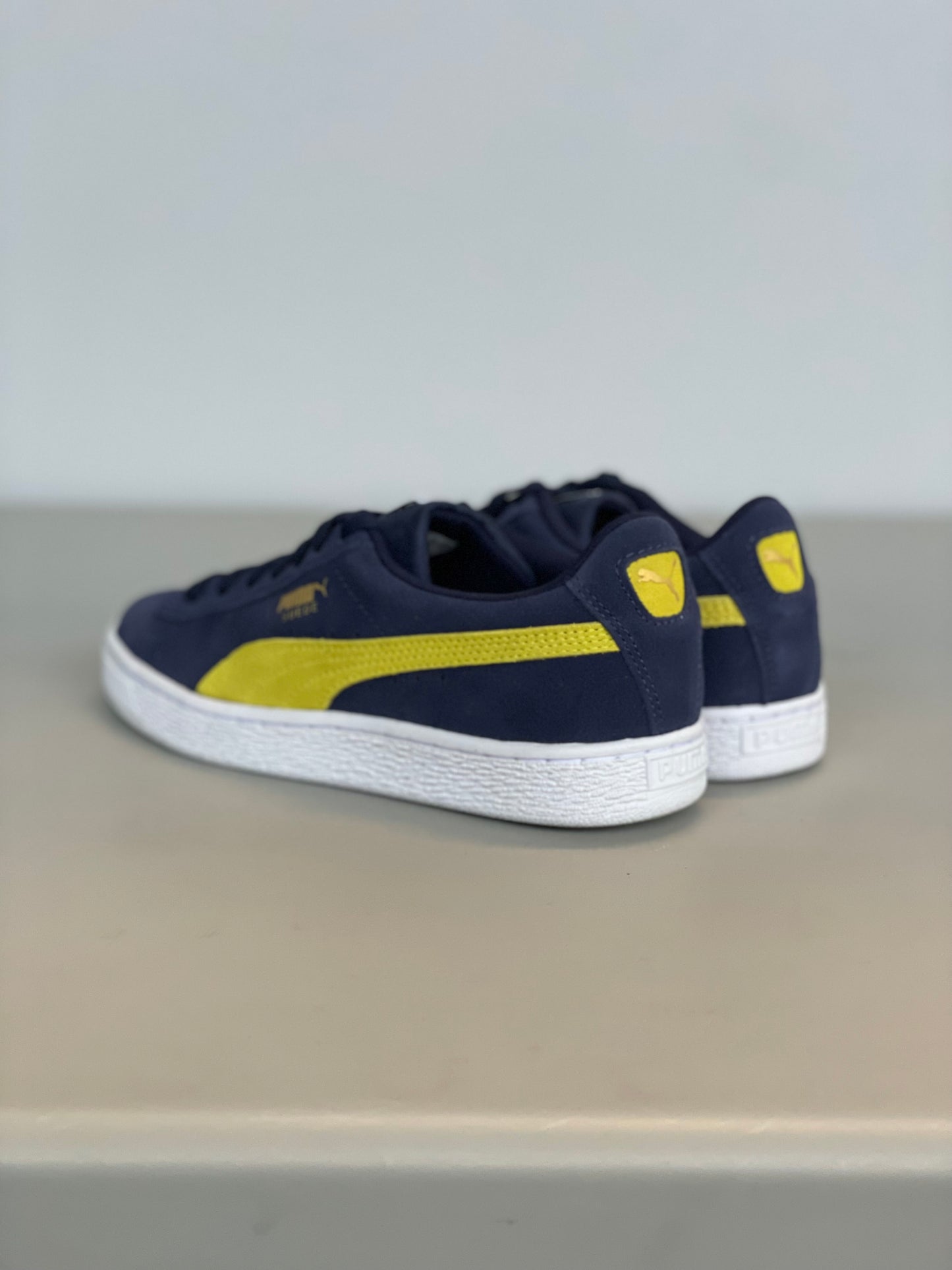 Suede Classic Jr navy/yellow