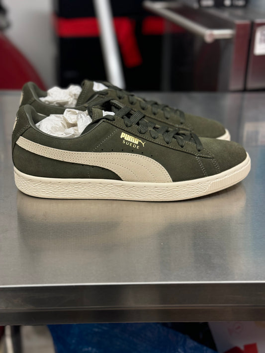 Suede Classic olive night-birch