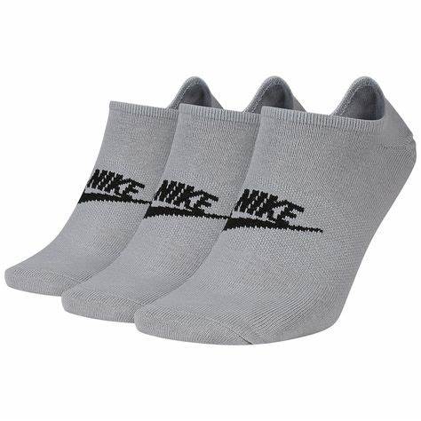 Nike Everyday Essential No Show Socks 3pk Grey