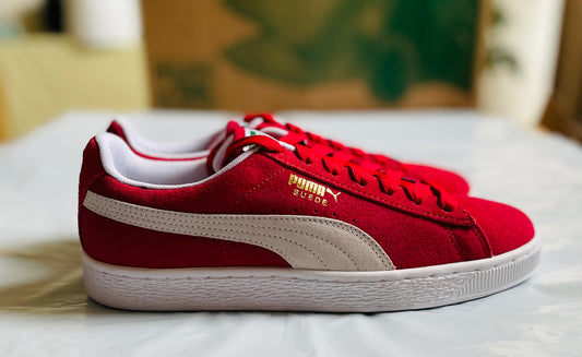 Suede Classic+ team regal red