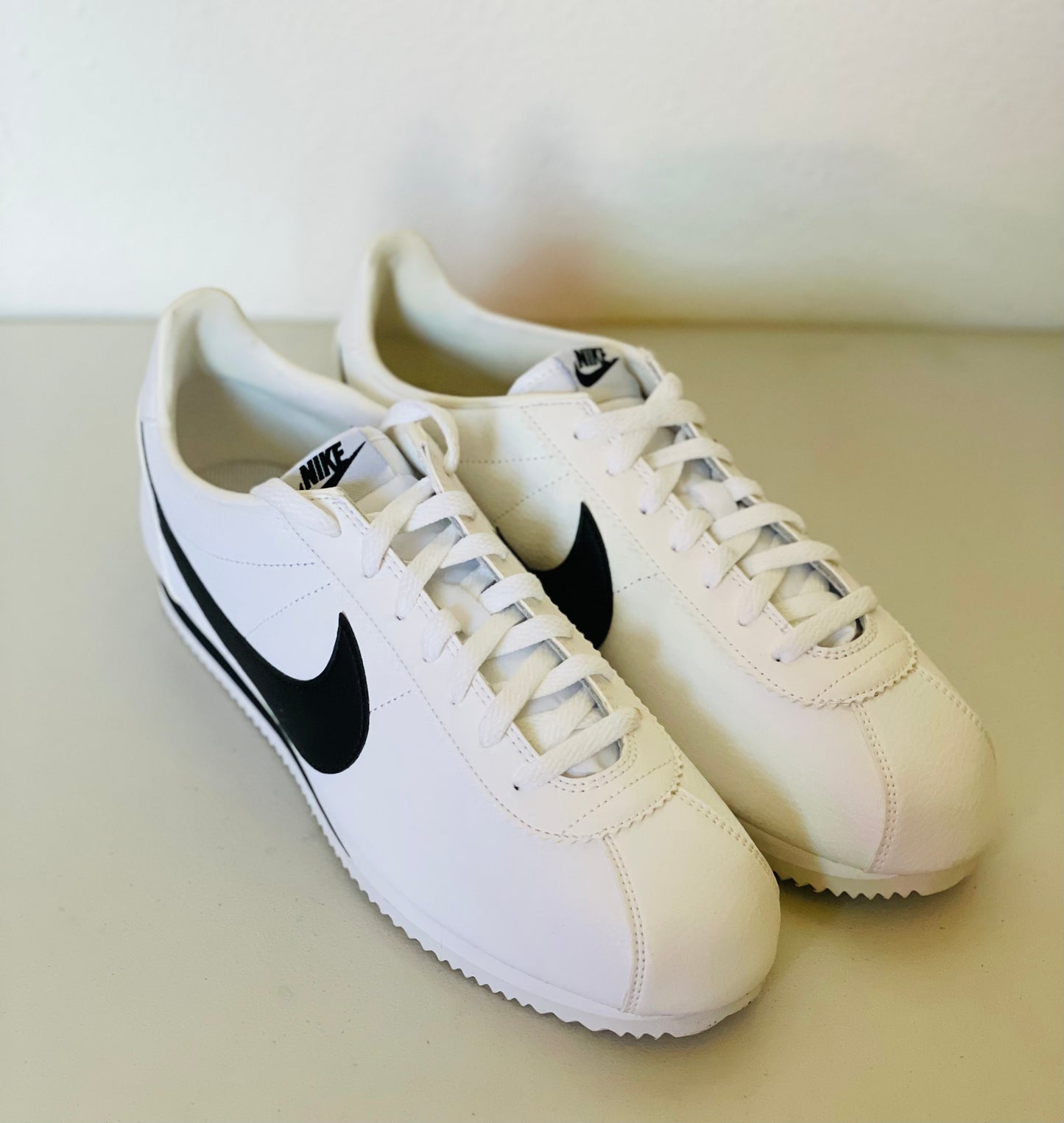 Cortez Basic Lea Wht/Blk