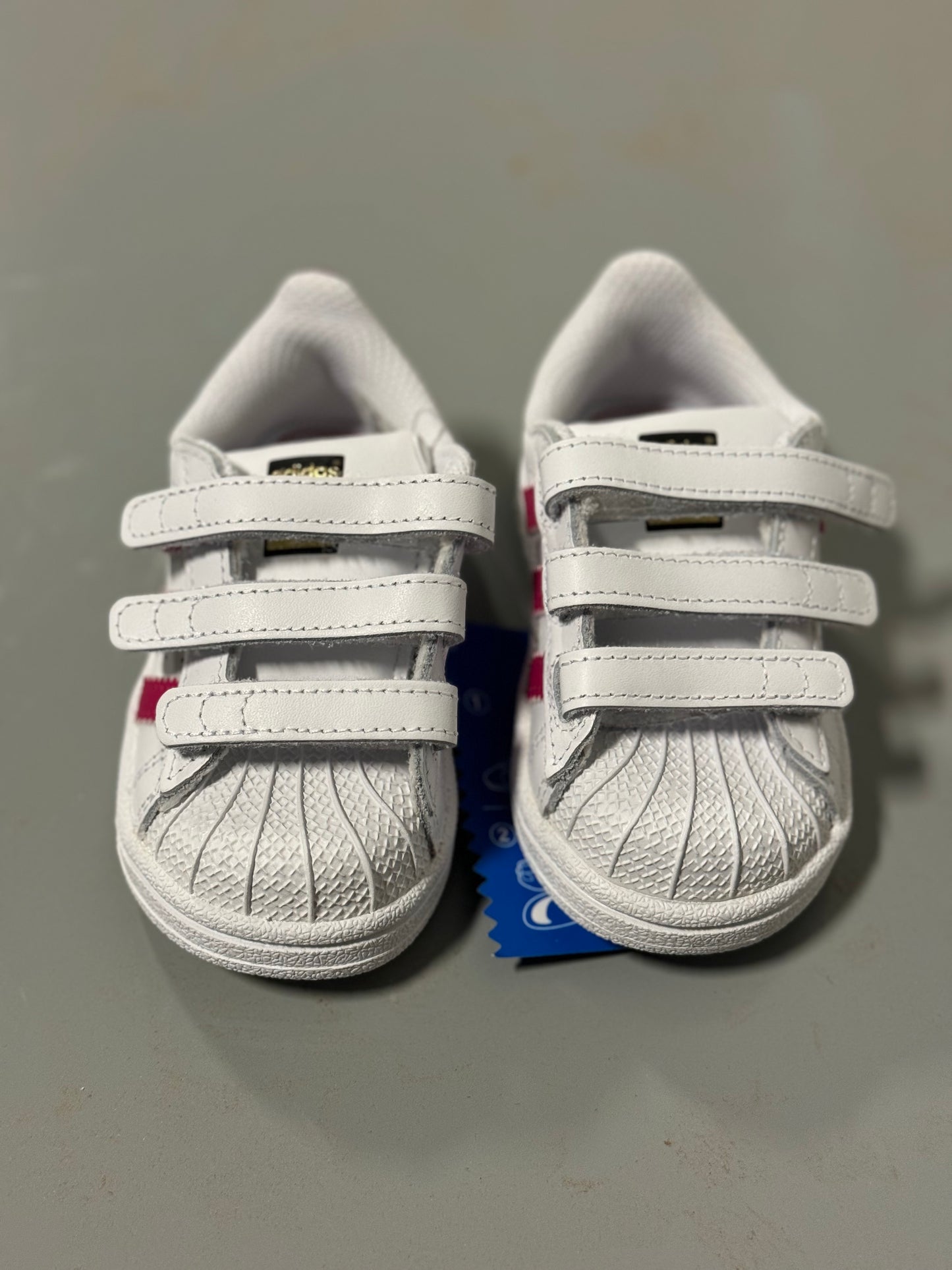 Superstar CF I infants w/bold pink