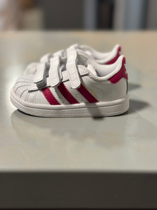 Superstar CF I infants w/bold pink