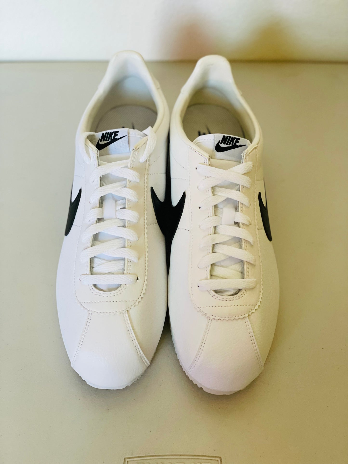 Cortez Basic Lea Wht/Blk