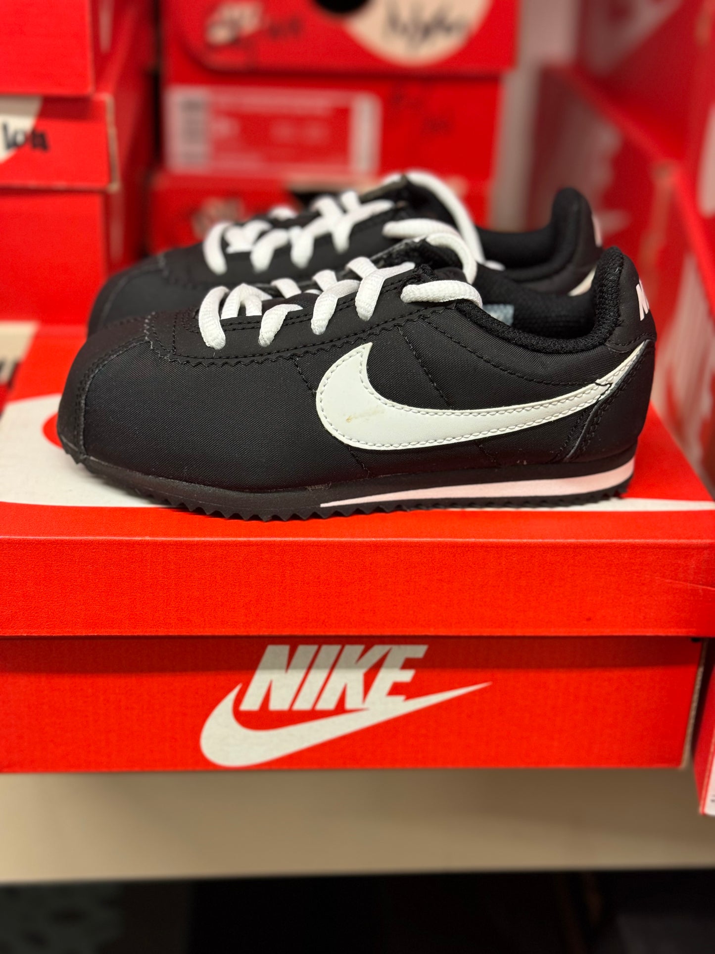 Cortez nylon PS blk/wht