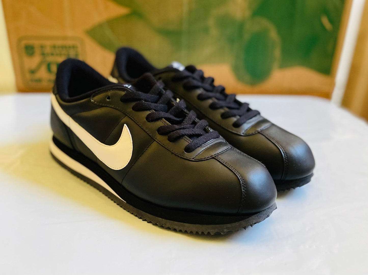 Cortez Basic Lea blk/wht OG