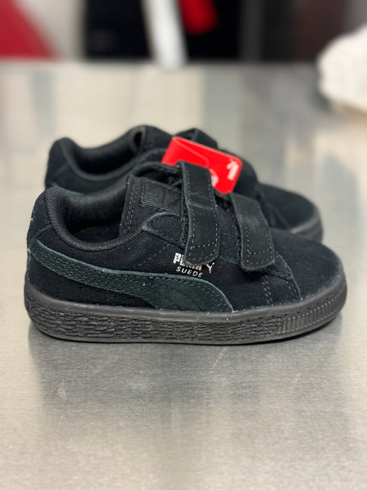Suede Infants 2 Straps blk/blk