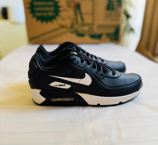 Nike Air Max 90 Juniors Blk/Wht-Blk