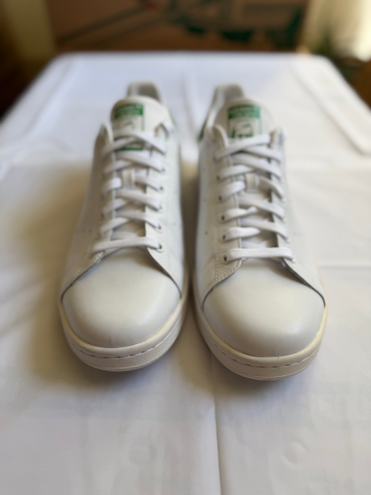 Stan Smith White w Green Mens-Adidas