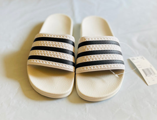 Adilette White Slide Mens