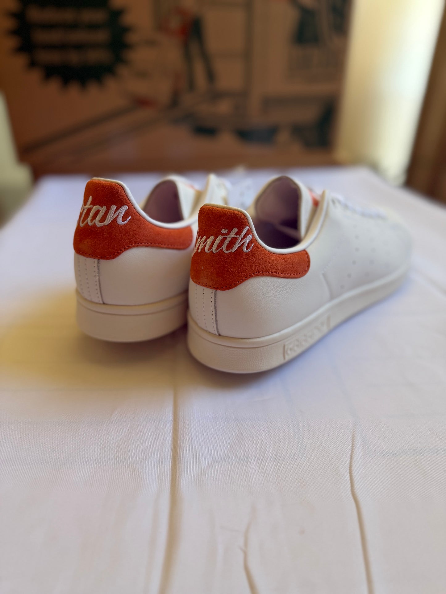 Stan Smith White w Semi Coral