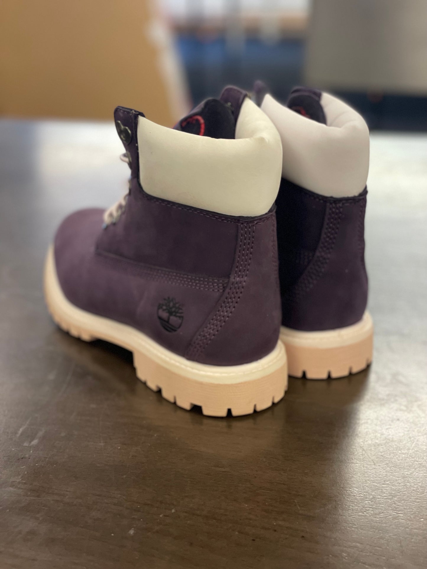 6in Premium Boot Purple Nubuck Womens