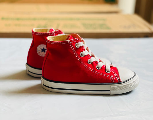 Converse All Star Hi Red Infants