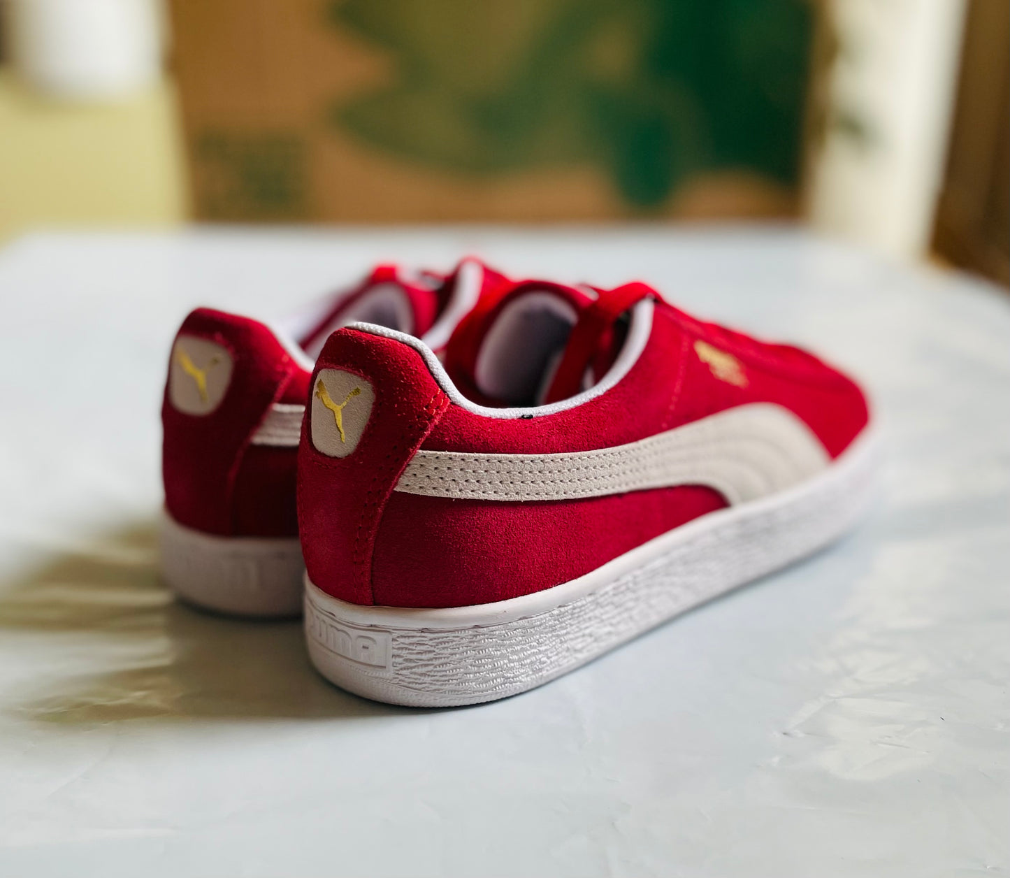 Suede Classic+ team regal red