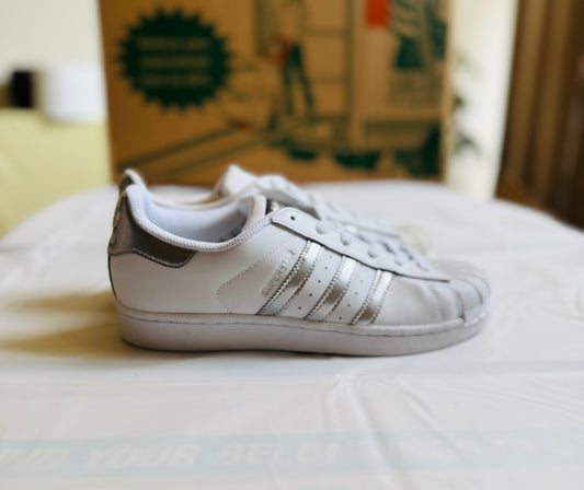 Superstar W wht/sil
