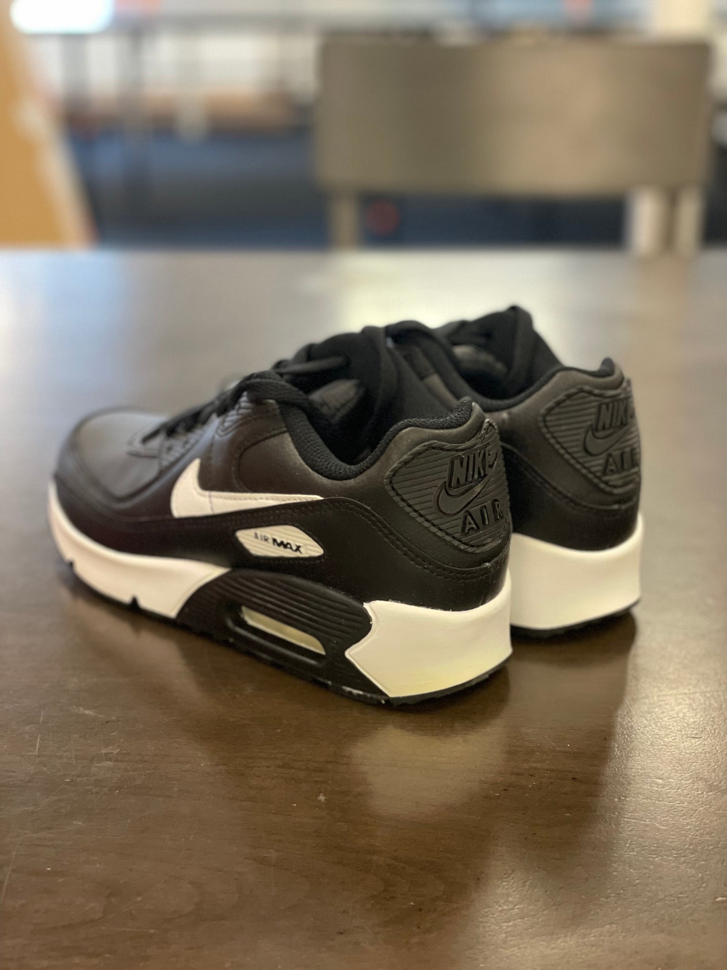 Nike Air Max 90 Juniors Blk/Wht-Blk