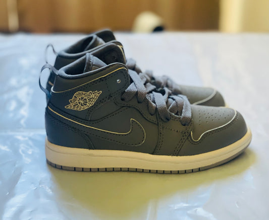 Jordan 1 Mid Kids cool grey/wht-wolf grey