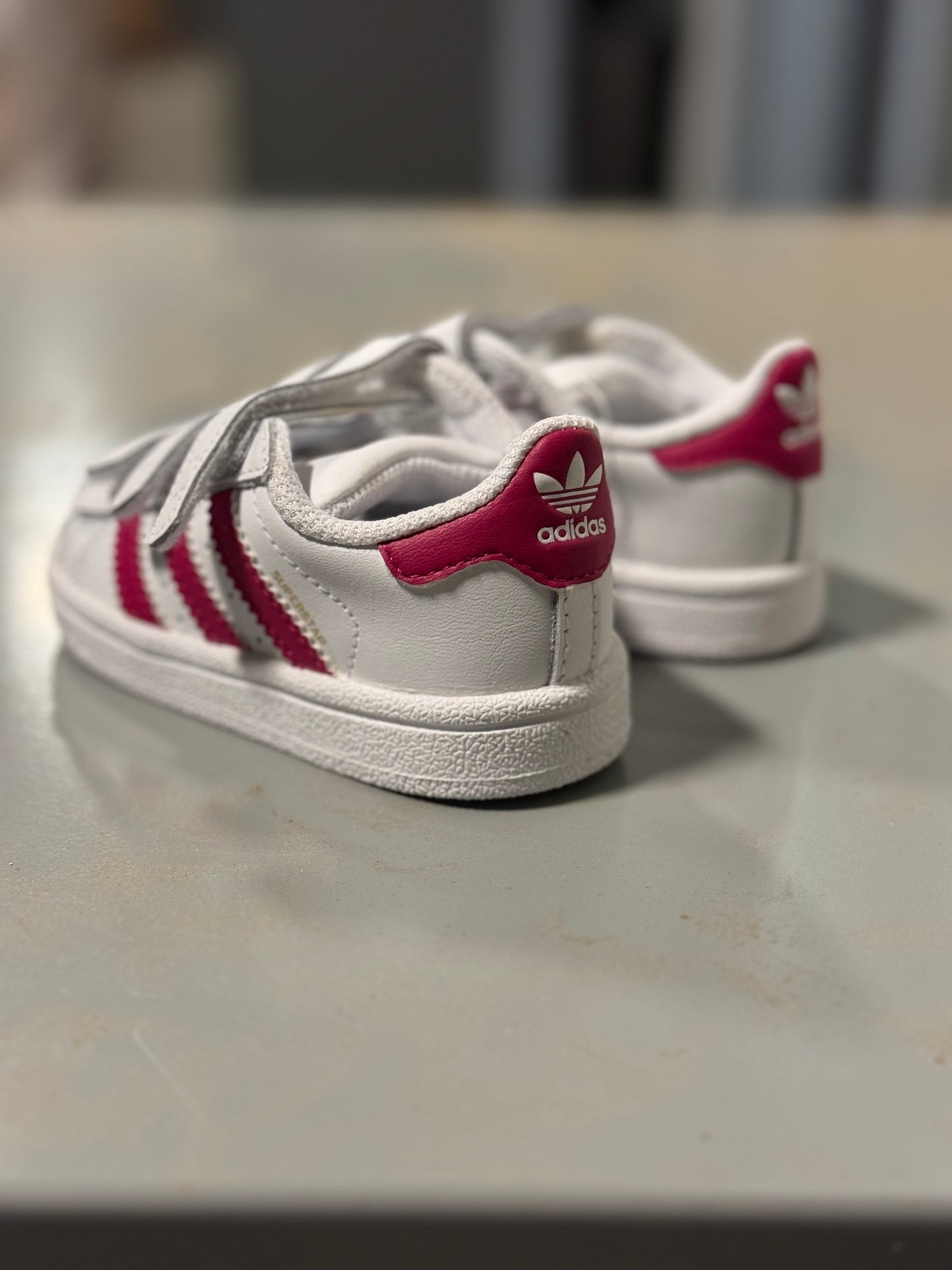 Superstar CF I infants w/bold pink