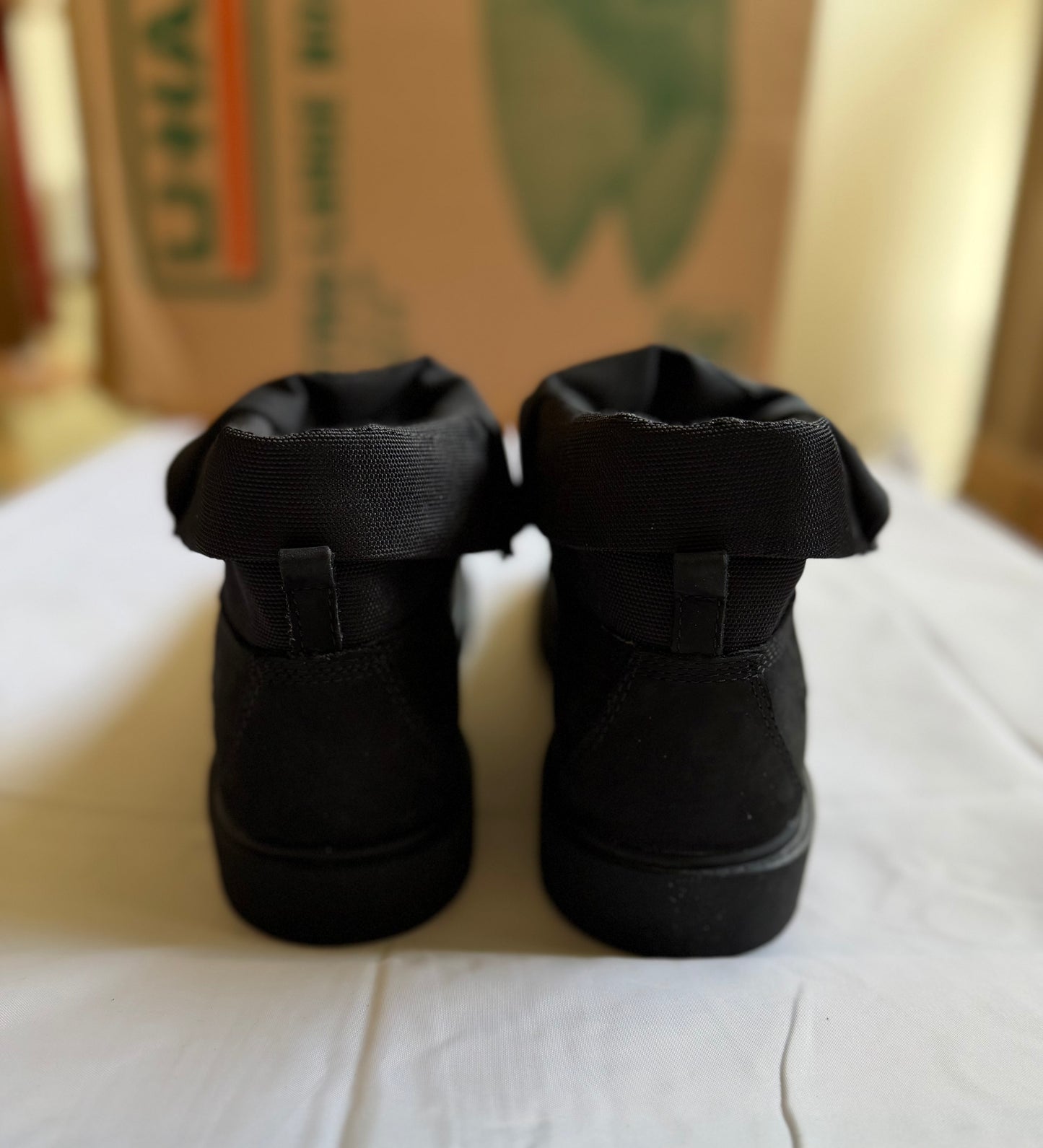 Roll Top Boot blk