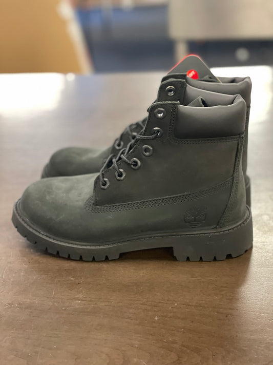 6in Premium Boot Juniors Black