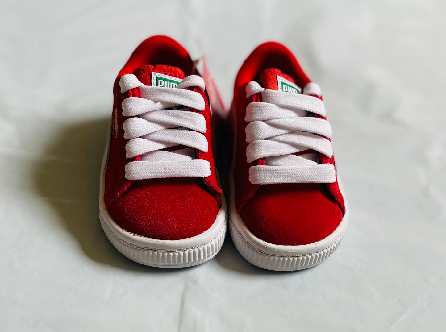 Suede Infants red