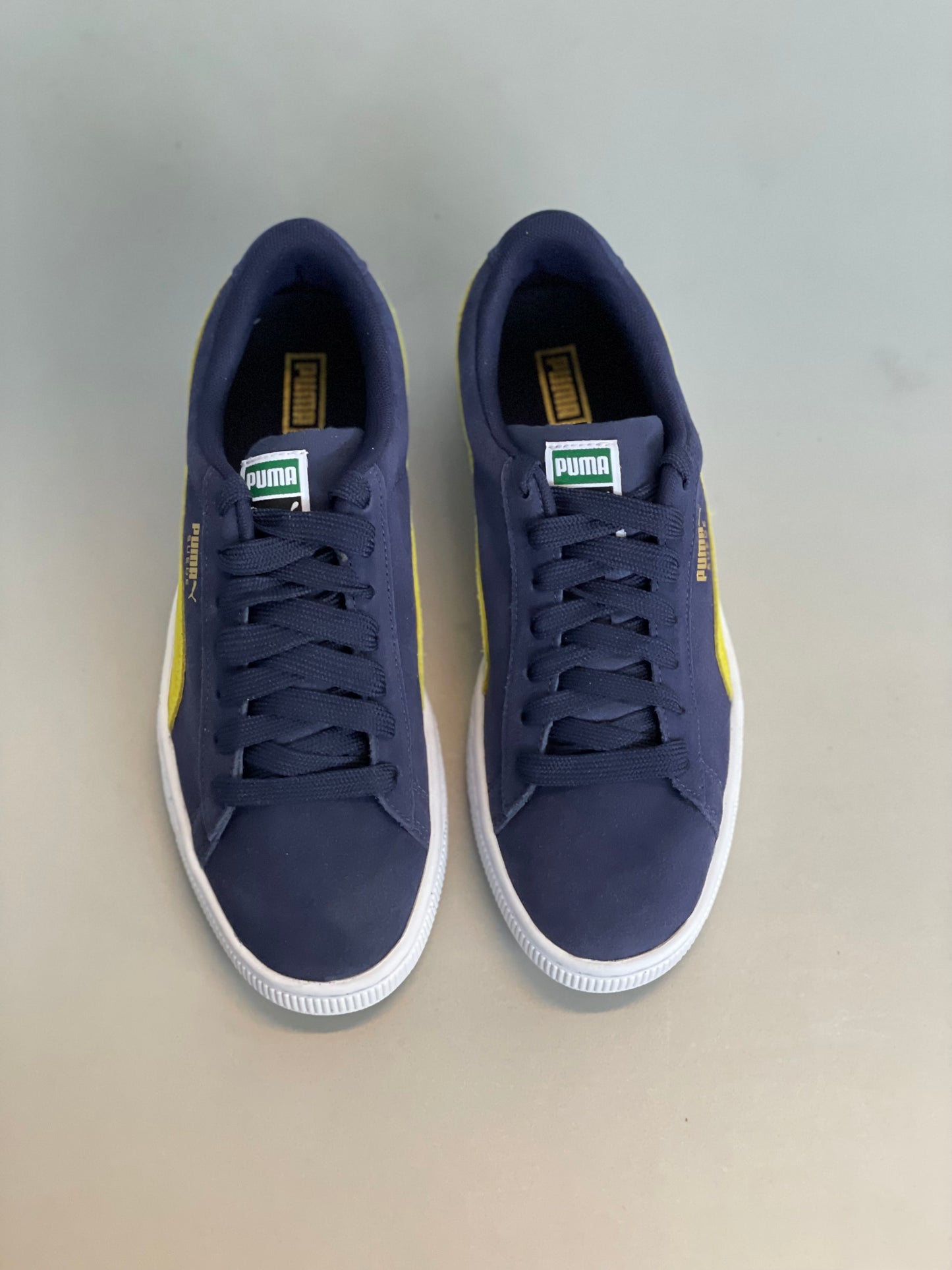 Suede Classic Jr navy/yellow