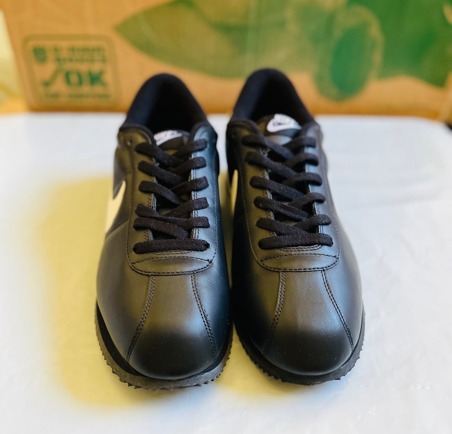 Cortez Basic Lea blk/wht OG
