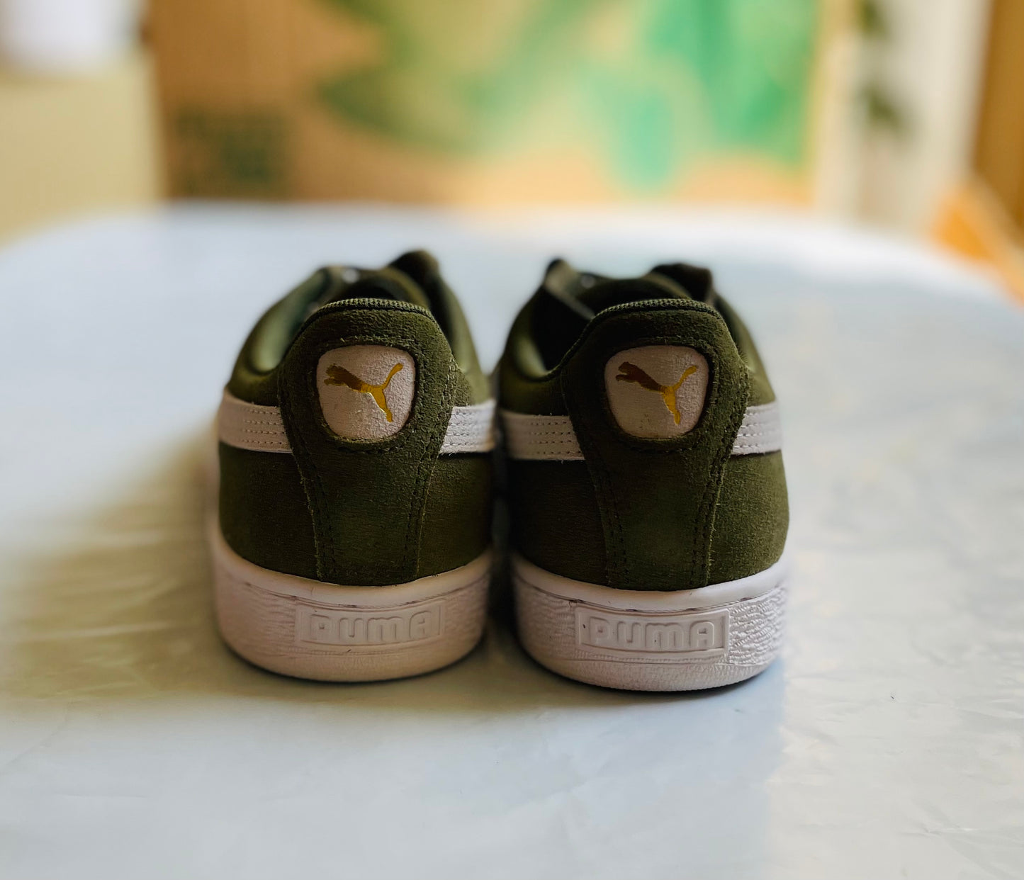 Suede Classic olivine
