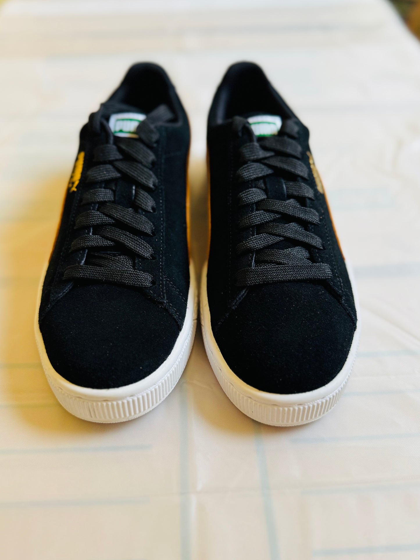 Suede Classic black/orange