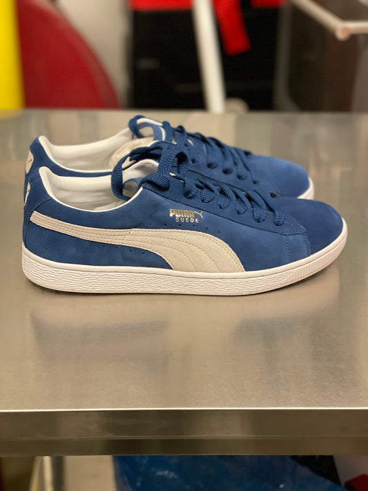 Suede ensign blue