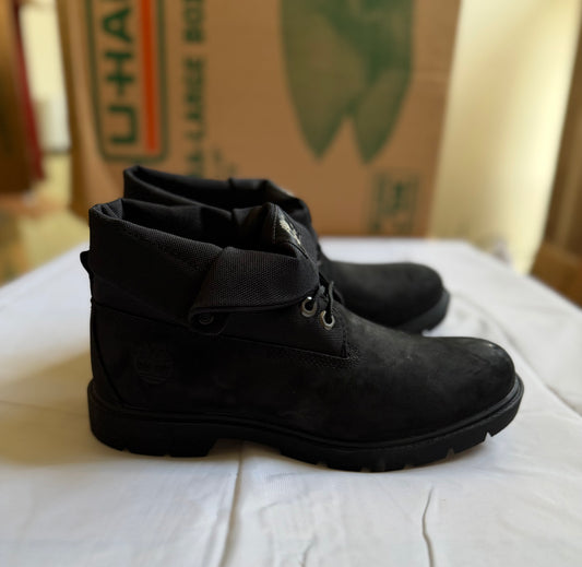 Roll Top Boot blk