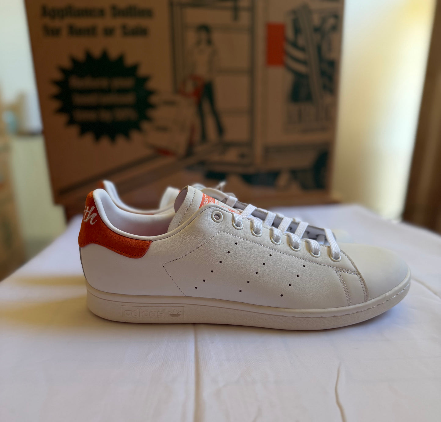 Stan Smith White w Semi Coral