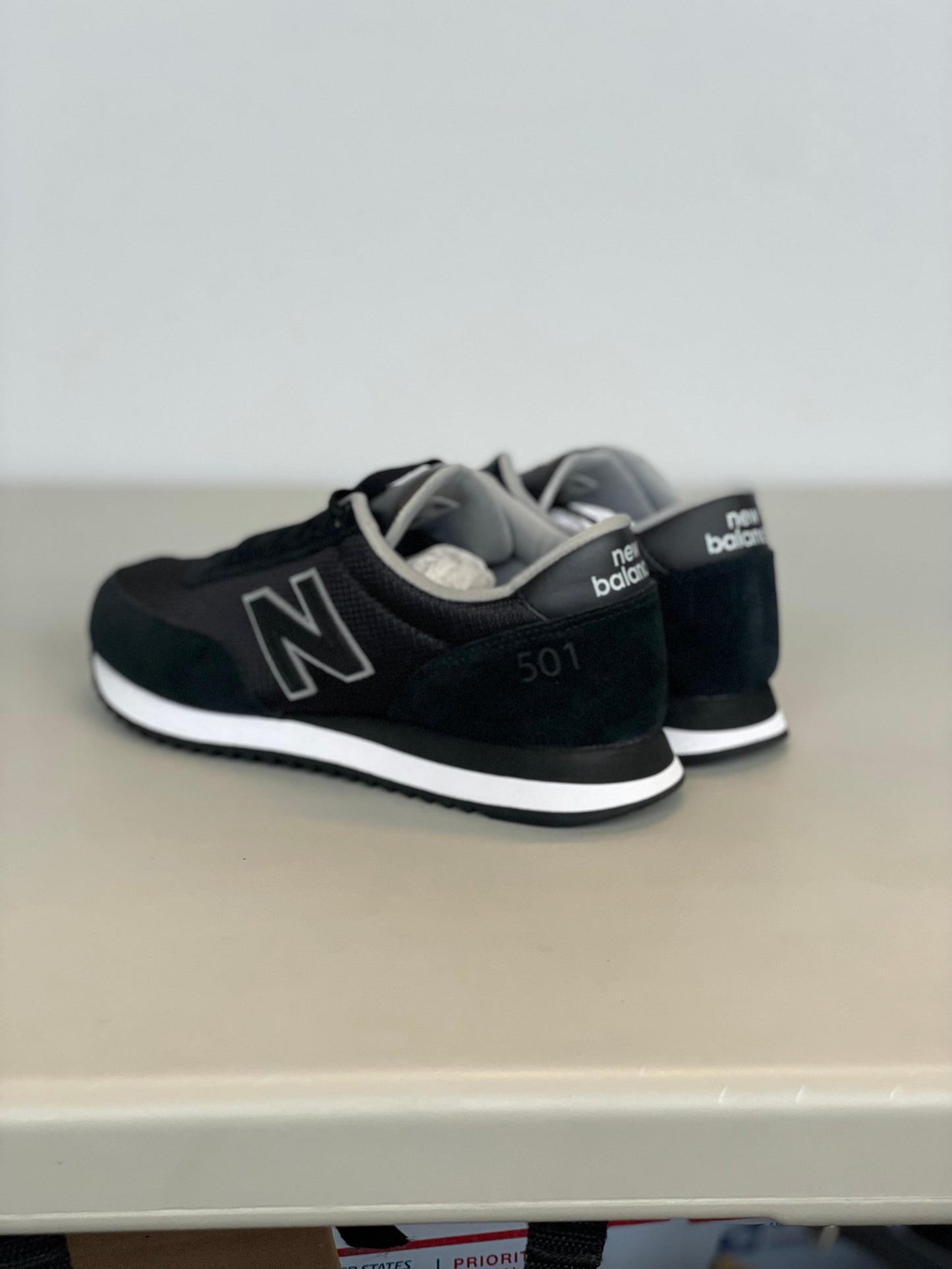 New Balance 501 blk tuxedo