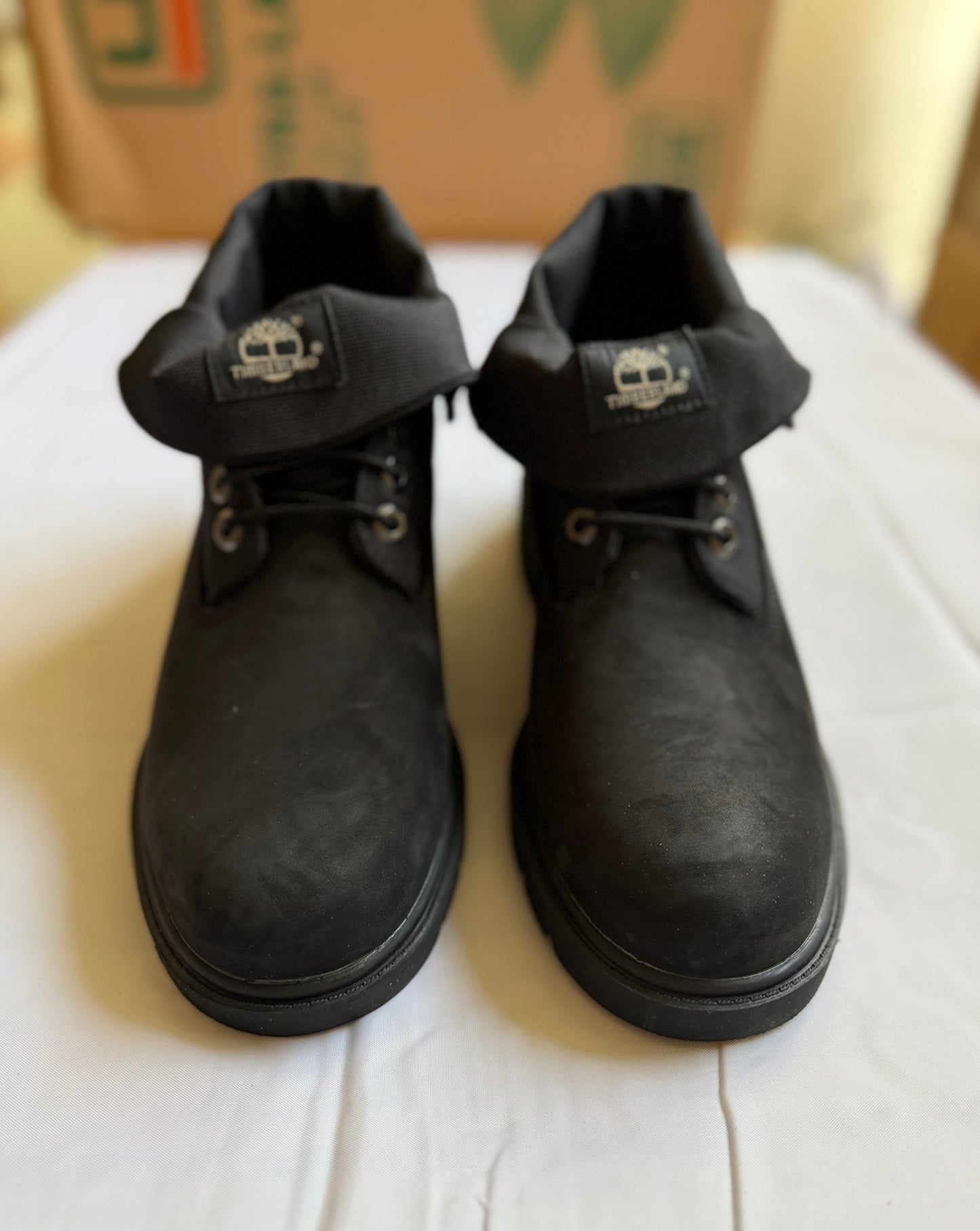 Roll Top Boot blk