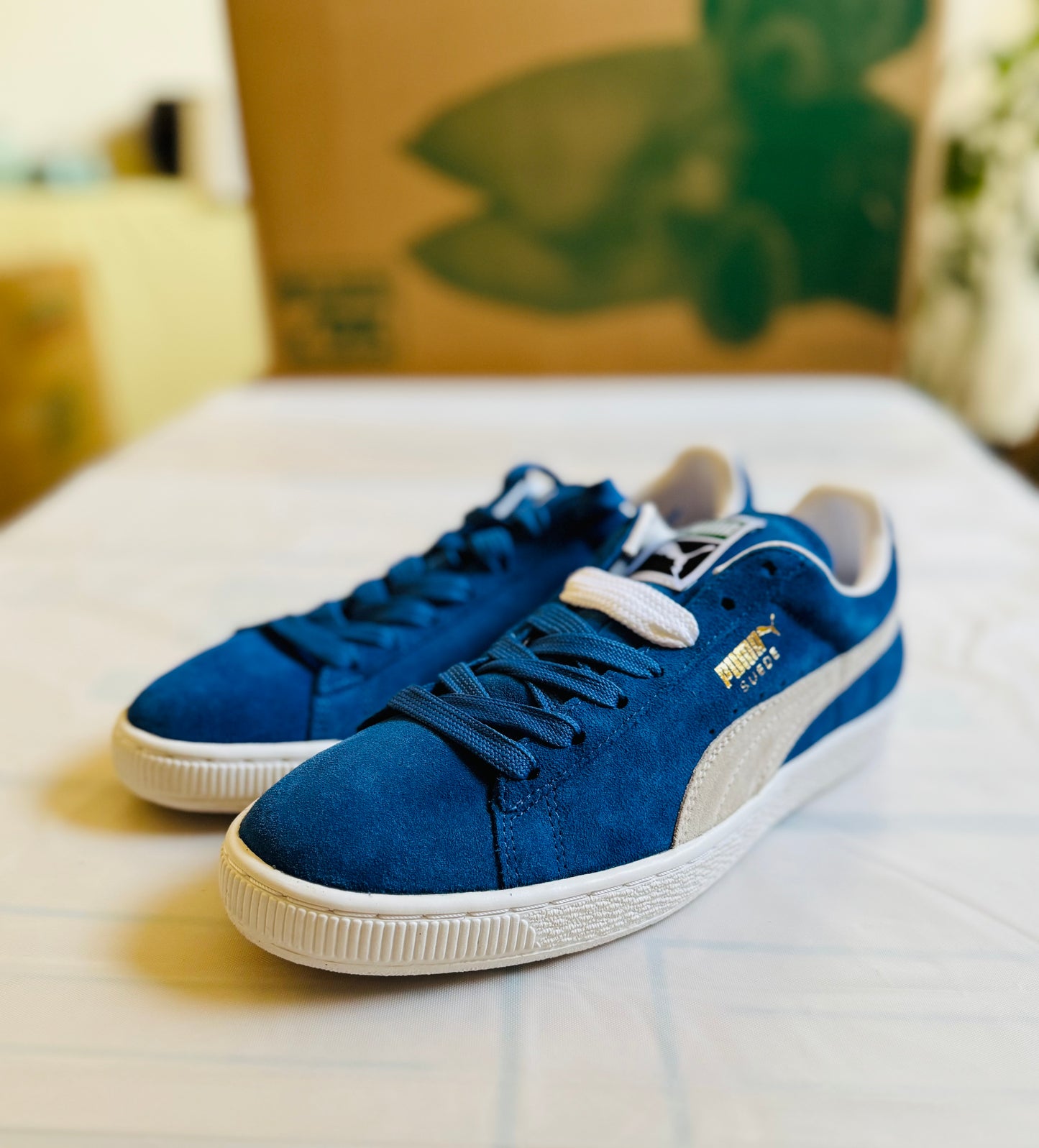 Suede Classic+ olympian blue