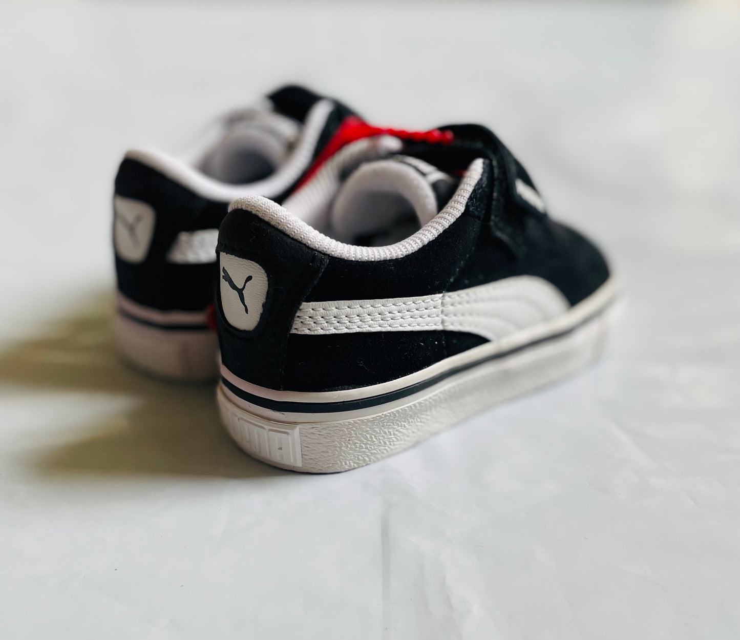 Suede Infants blk vulcanized sole
