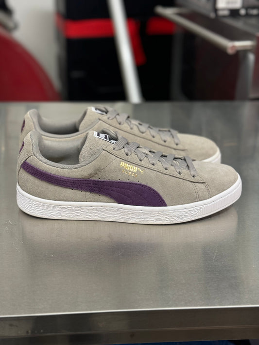 Suede Classic gray/purple
