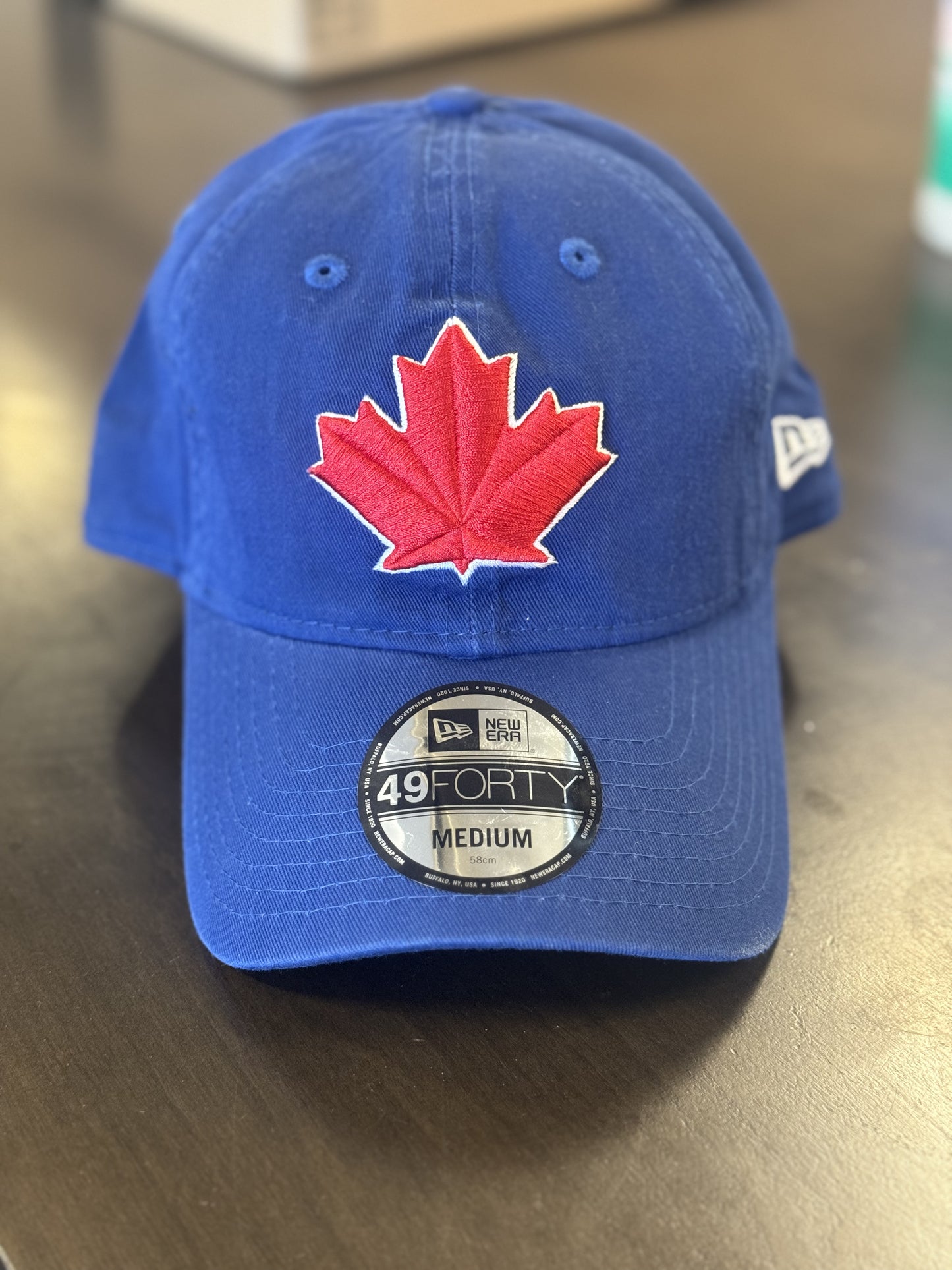 New Era Toronto Blue Jays 49Forty Maple Leaf Cap Blue