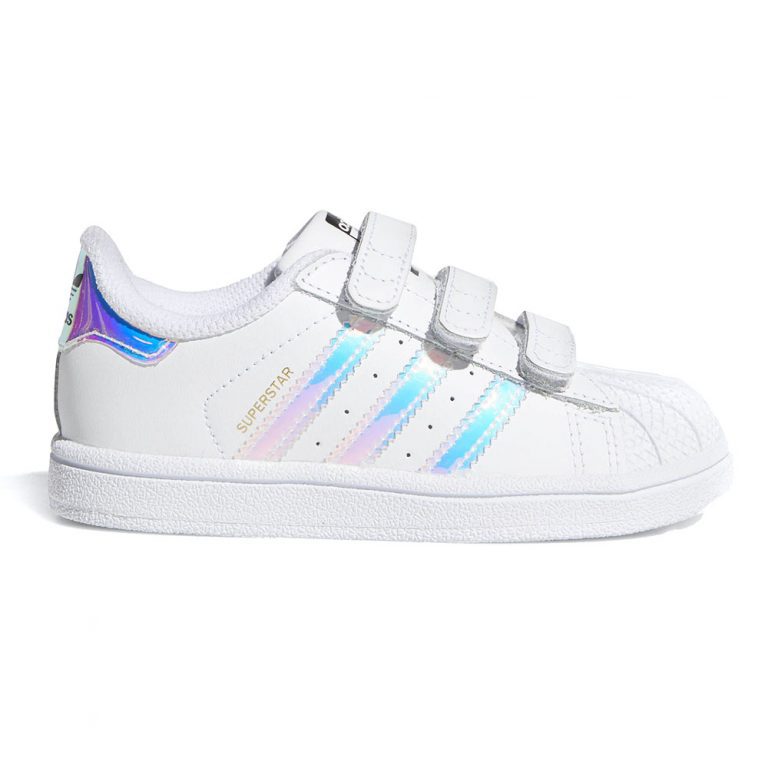 Adidas Superstar CF I Infants Velcro Wht/M.Silver