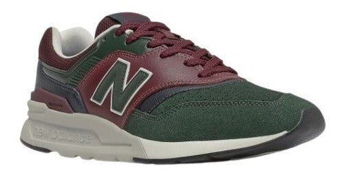 New Balance 997 Burgundy Emerald Mens