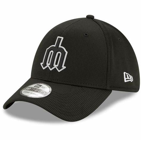 New Era 39Thirty Seattle Mariners Cap Black