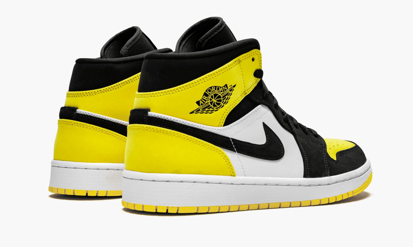 Jordan 1 Mid SE Black/Black-Tour Yellow-White