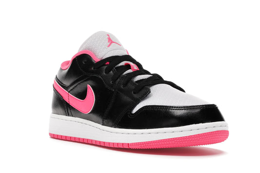 Jordan 1 Low Juniors Black/Hyperpink-White