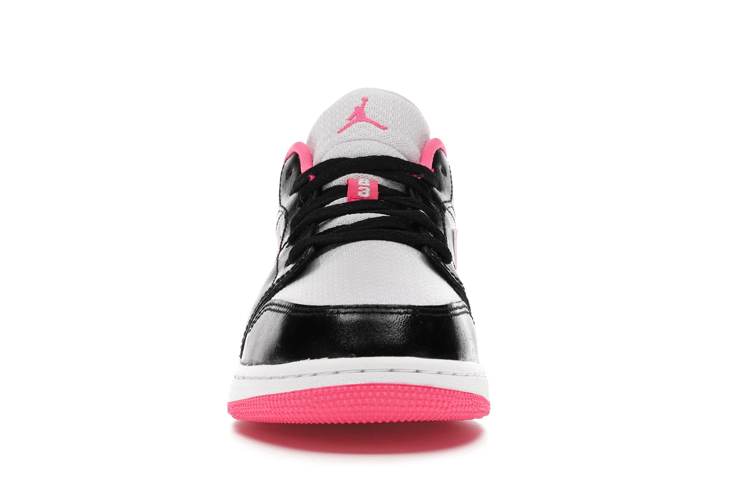 Jordan 1 Low Juniors Black/Hyperpink-White