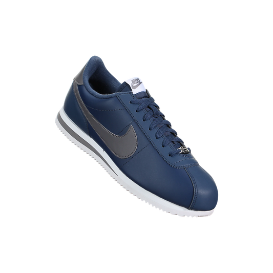 Cortez Basic Leather Navy/Gunsmoke