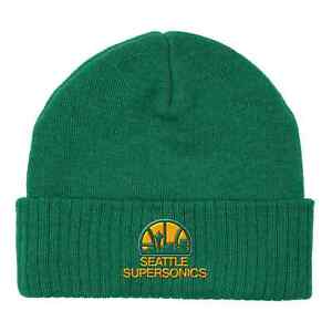 M&N Seattle Supersonics NBA Fandom Cuffed Beanie