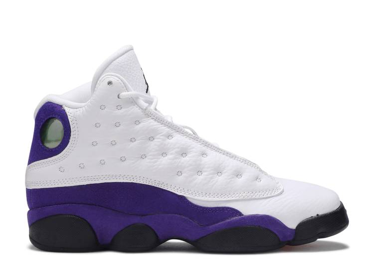 Jordan 13 Retro Juniors wht/blk-court purple