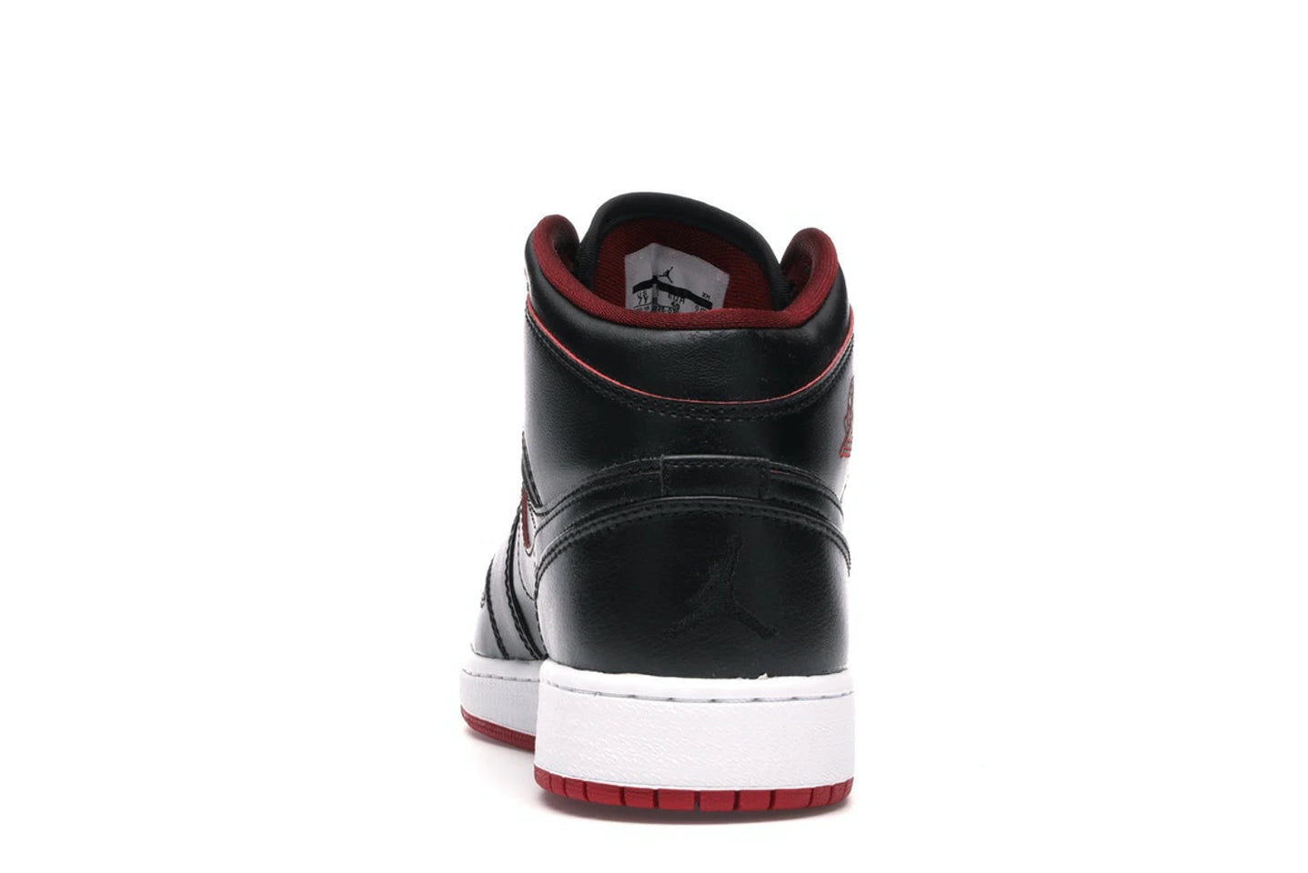 Jordan 1 Mid Juniors blk/blk-wht-gym red