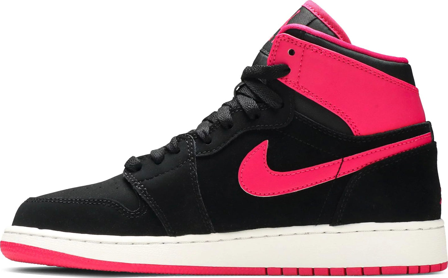 Jordan 1 Retro High Juniors blk/vvd pink-wht-vvd pnk